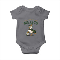 Vintage Mexico Soccer Wizard Duck Magical Fantasy Baby Onesie Retro Mexican Pride Football Fans