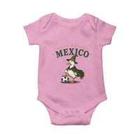 Vintage Mexico Soccer Wizard Duck Magical Fantasy Baby Onesie Retro Mexican Pride Football Fans