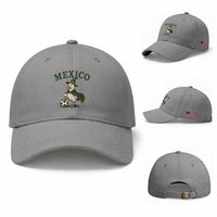 Vintage Mexico Soccer Wizard Duck Magical Fantasy Baseball Cap Retro Mexican Pride Football Fans