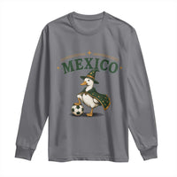 Vintage Mexico Soccer Wizard Duck Magical Fantasy Long Sleeve Shirt Retro Mexican Pride Football Fans