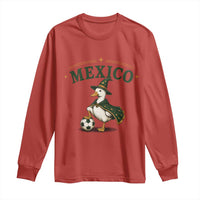 Vintage Mexico Soccer Wizard Duck Magical Fantasy Long Sleeve Shirt Retro Mexican Pride Football Fans