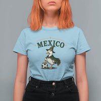 Vintage Mexico Soccer Wizard Duck Magical Fantasy T Shirt For Women Retro Mexican Pride Football Fans