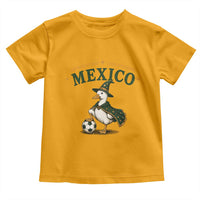 Vintage Mexico Soccer Wizard Duck Magical Fantasy Toddler T Shirt Retro Mexican Pride Football Fans