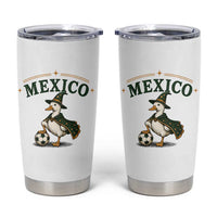 Vintage Mexico Soccer Wizard Duck Magical Fantasy Tumbler Cup Retro Mexican Pride Football Fans