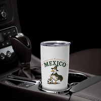 Vintage Mexico Soccer Wizard Duck Magical Fantasy Tumbler Cup Retro Mexican Pride Football Fans