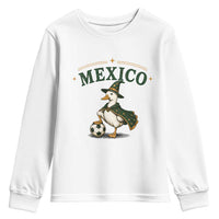 Vintage Mexico Soccer Wizard Duck Magical Fantasy Youth Sweatshirt Retro Mexican Pride Football Fans