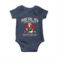 Merlin the Duck Honk Tour Mexico Retro Band Parody Baby Onesie Mexican Pride Soccer Locer Football Fans