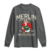 Merlin the Duck Honk Tour Mexico Retro Band Parody Long Sleeve Shirt Mexican Pride Soccer Locer Football Fans