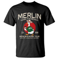 Merlin the Duck Honk Tour Mexico Retro Band Parody T Shirt Mexican Pride Soccer Locer Football Fans