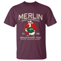 Merlin the Duck Honk Tour Mexico Retro Band Parody T Shirt Mexican Pride Soccer Locer Football Fans