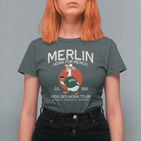 Merlin the Duck Honk Tour Mexico Retro Band Parody T Shirt For Women Mexican Pride Soccer Locer Football Fans