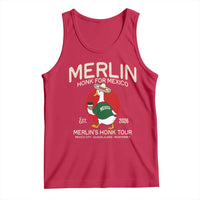 Merlin the Duck Honk Tour Mexico Retro Band Parody Tank Top Mexican Pride Soccer Locer Football Fans