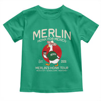 Merlin the Duck Honk Tour Mexico Retro Band Parody Toddler T Shirt Mexican Pride Soccer Locer Football Fans