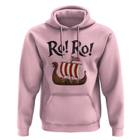Funny Norwegian Viking Longship Ro Ro Hoodie Retro Norge Norway Flag Football Fans