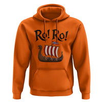 Funny Norwegian Viking Longship Ro Ro Hoodie Retro Norge Norway Flag Football Fans