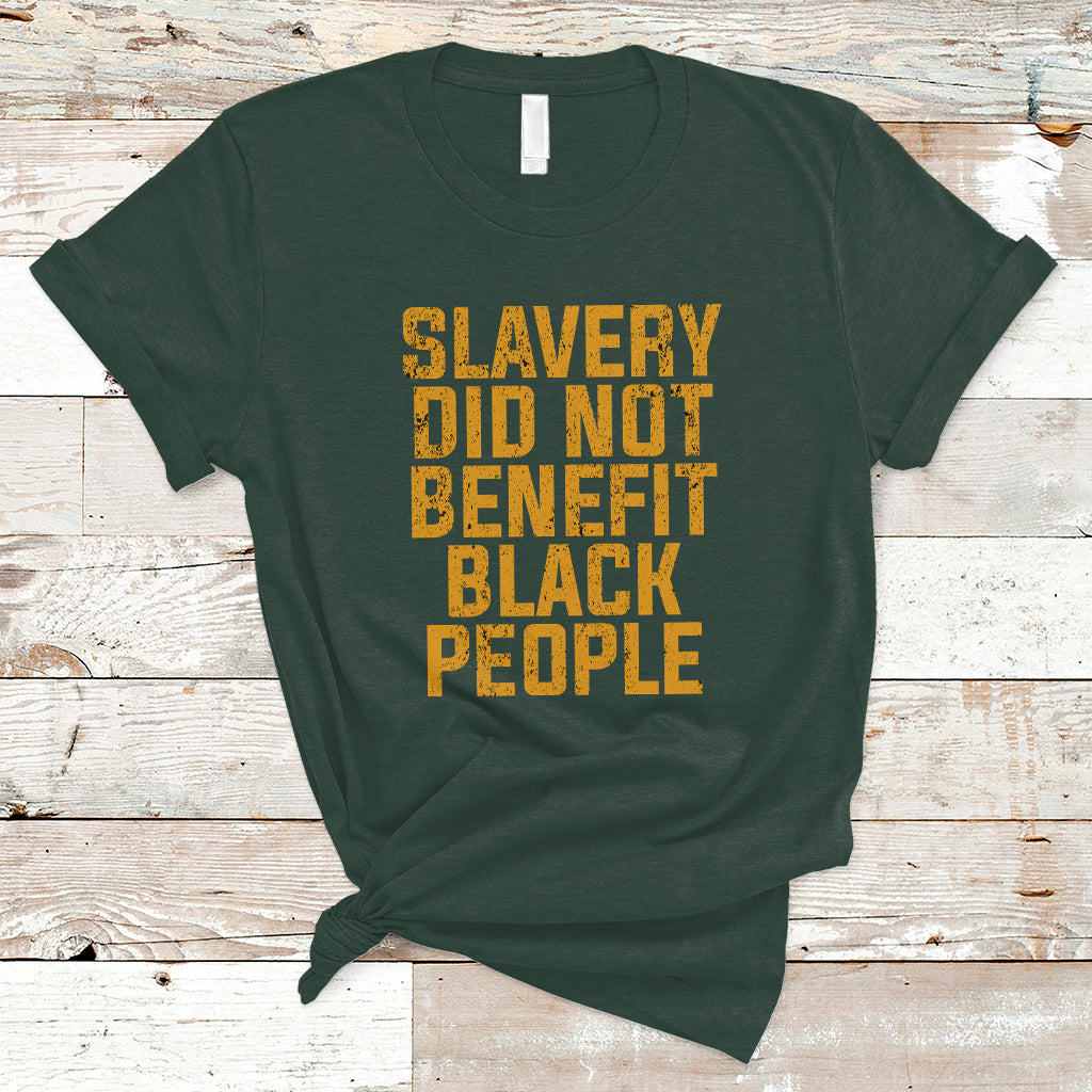 Equal Rights T Shirt Slavery Did Not Benefit Black People Men Women - Wonder Print Shop