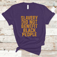 Equal Rights T Shirt Slavery Did Not Benefit Black People Men Women - Wonder Print Shop
