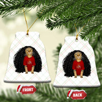 Funny Long Curly Hair Wig Soccer Cat Graphic Ceramic Ornament Spain Espana Sports Fans Meme Spanish Pride