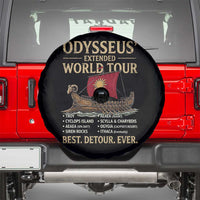 Odysseus Extended World Tour Spare Tire Cover Funny Greek Mythology Odyssey History Gift