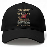 Odysseus Extended World Tour Baseball Cap Funny Greek Mythology Odyssey History Gift