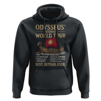 Odysseus Extended World Tour Hoodie Funny Greek Mythology Odyssey History Gift