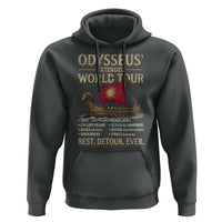 Odysseus Extended World Tour Hoodie Funny Greek Mythology Odyssey History Gift