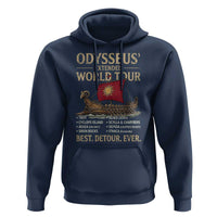 Odysseus Extended World Tour Hoodie Funny Greek Mythology Odyssey History Gift