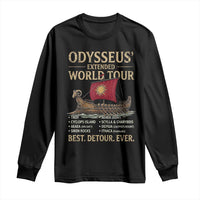 Odysseus Extended World Tour Long Sleeve Shirt Funny Greek Mythology Odyssey History Gift