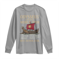 Odysseus Extended World Tour Long Sleeve Shirt Funny Greek Mythology Odyssey History Gift