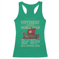 Odysseus Extended World Tour Racerback Tank Top Funny Greek Mythology Odyssey History Gift