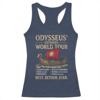 Odysseus Extended World Tour Racerback Tank Top Funny Greek Mythology Odyssey History Gift