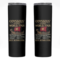 Odysseus Extended World Tour Skinny Tumbler Funny Greek Mythology Odyssey History Gift