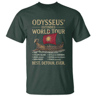 Odysseus Extended World Tour T Shirt Funny Greek Mythology Odyssey History Gift