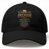 Odysseus World Tour Epic Journey Baseball Cap Funny Greek Mythology Odyssey History Gift