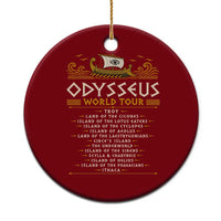 Odysseus World Tour Epic Journey Ceramic Ornament Funny Greek Mythology Odyssey History Gift