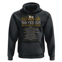 Odysseus World Tour Epic Journey Hoodie Funny Greek Mythology Odyssey History Gift