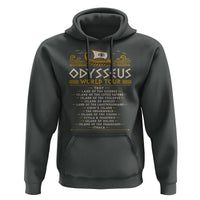 Odysseus World Tour Epic Journey Hoodie Funny Greek Mythology Odyssey History Gift