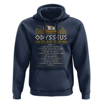 Odysseus World Tour Epic Journey Hoodie Funny Greek Mythology Odyssey History Gift