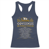 Odysseus World Tour Epic Journey Racerback Tank Top Funny Greek Mythology Odyssey History Gift