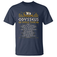 Odysseus World Tour Epic Journey T Shirt Funny Greek Mythology Odyssey History Gift