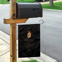 Odysseus Ancient Greek Odyssey World Tour Garden Flag Mythology Corinthian Helmet History Lover Gift