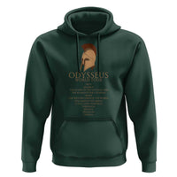 Odysseus Ancient Greek Odyssey World Tour Hoodie Mythology Corinthian Helmet History Lover Gift
