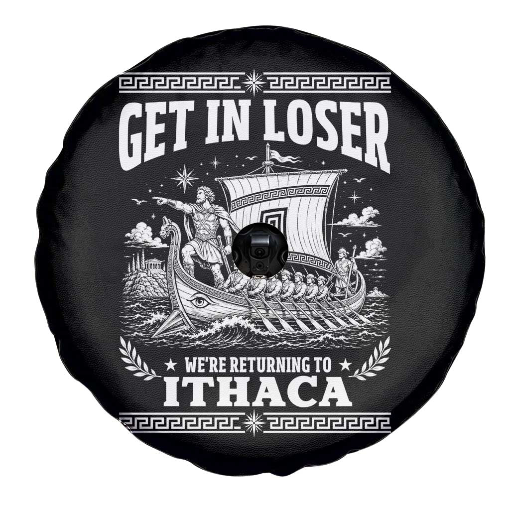 Funny Odysseus Get In Loser Returning To Ithaca Spare Tire Cover Epic Odyssey Meme Greek Mythology Humor