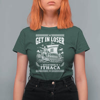 Funny Odysseus Get In Loser Returning To Ithaca T Shirt For Women Epic Odyssey Meme Greek Mythology Humor