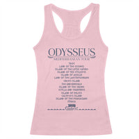 Odysseus Mediterranean Tour Racerback Tank Top Funny Greek Mythology Ancient History Graphic