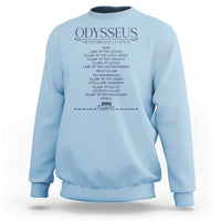 Odysseus Mediterranean Tour Sweatshirt Funny Greek Mythology Ancient History Graphic