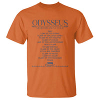Odysseus Mediterranean Tour T Shirt Funny Greek Mythology Ancient History Graphic