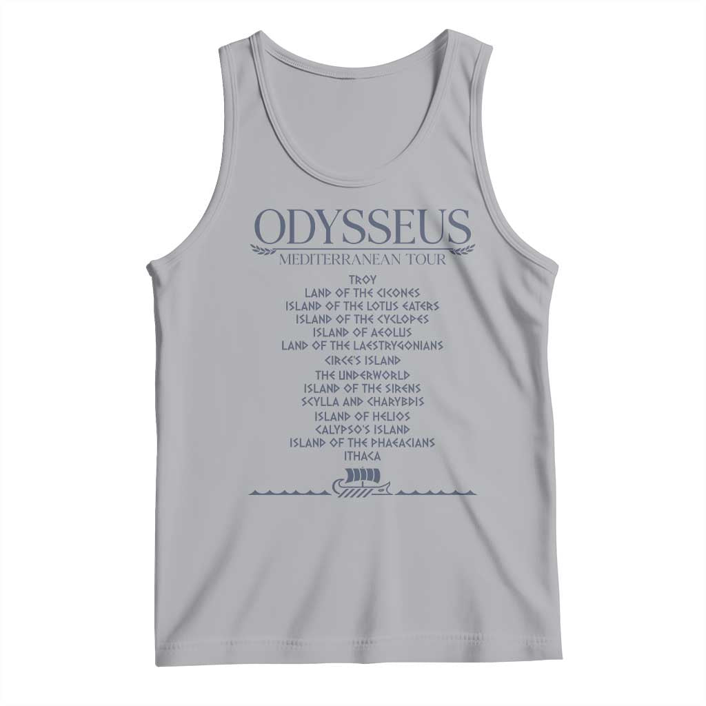 Odysseus Mediterranean Tour Tank Top Funny Greek Mythology Ancient History Graphic