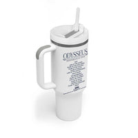 Odysseus Mediterranean Tour Tumbler With Handle Funny Greek Mythology Ancient History Graphic