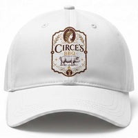 Circes BBQ Funny Greek Mythology Dark Humor Baseball Cap Slow Smoked Legendary Flavor Odysseus Pigs Odyssey Parody
